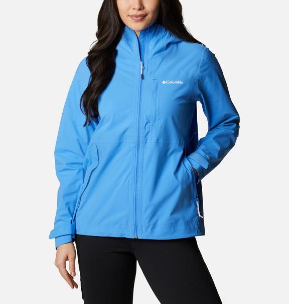 Columbia Omni-Tech Rain Jacket Blue For Women's NZ90542 New Zealand